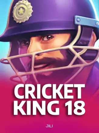 ปกเกม Cricket King 18 นักคริกเก็ตสวมหมวกกันกระแทกสีม่วง จากคลังภาพ AW8