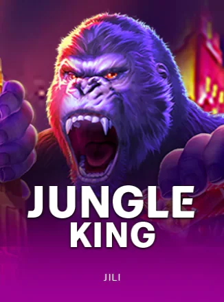 ปกเกม Jungle King กอริลลาบนพื้นม่วง ที่ AW8 นำมาแสดง