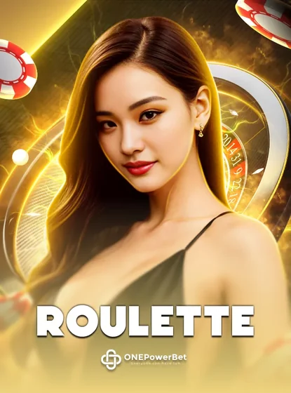 ปกห้อง Roulette ดีลเลอร์หญิงพื้นทอง จากคลังภาพ AW8